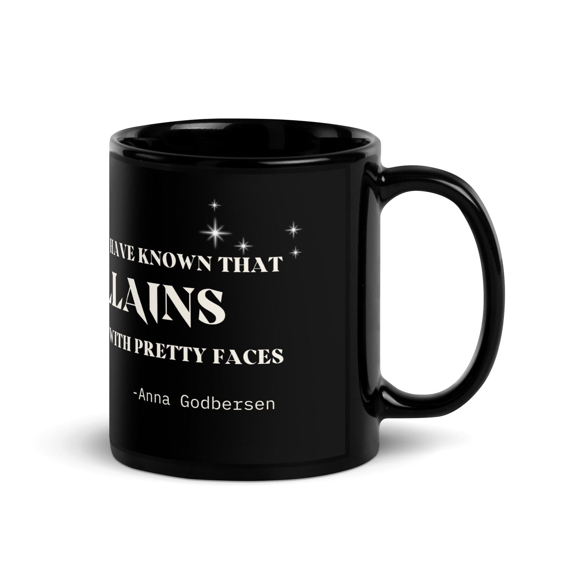 VILLAIN Aesthetics Black Glossy Mug