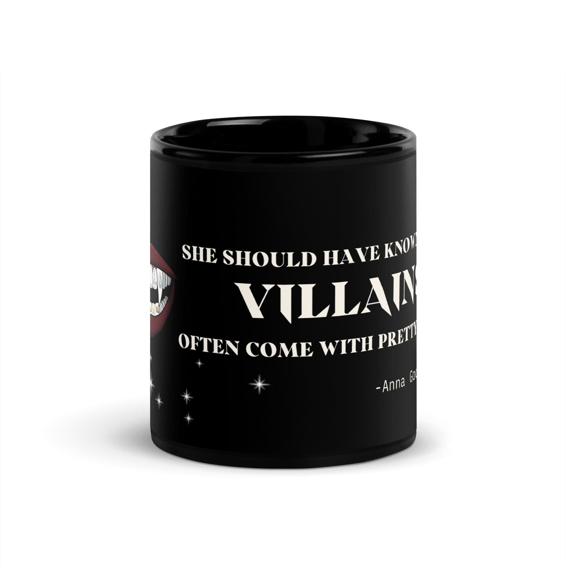 VILLAIN Aesthetics Black Glossy Mug