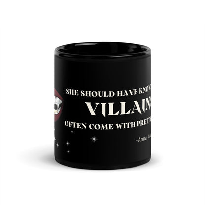 VILLAIN Aesthetics Black Glossy Mug