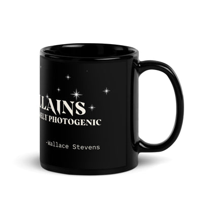 VILLAIN Aesthetics Black Glossy Mug