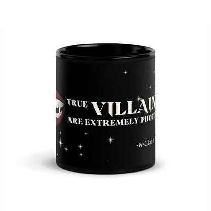 VILLAIN Aesthetics Black Glossy Mug