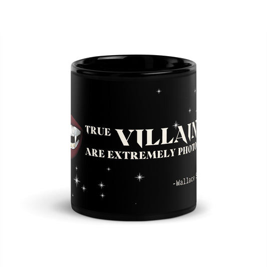 VILLAIN Aesthetics Black Glossy Mug