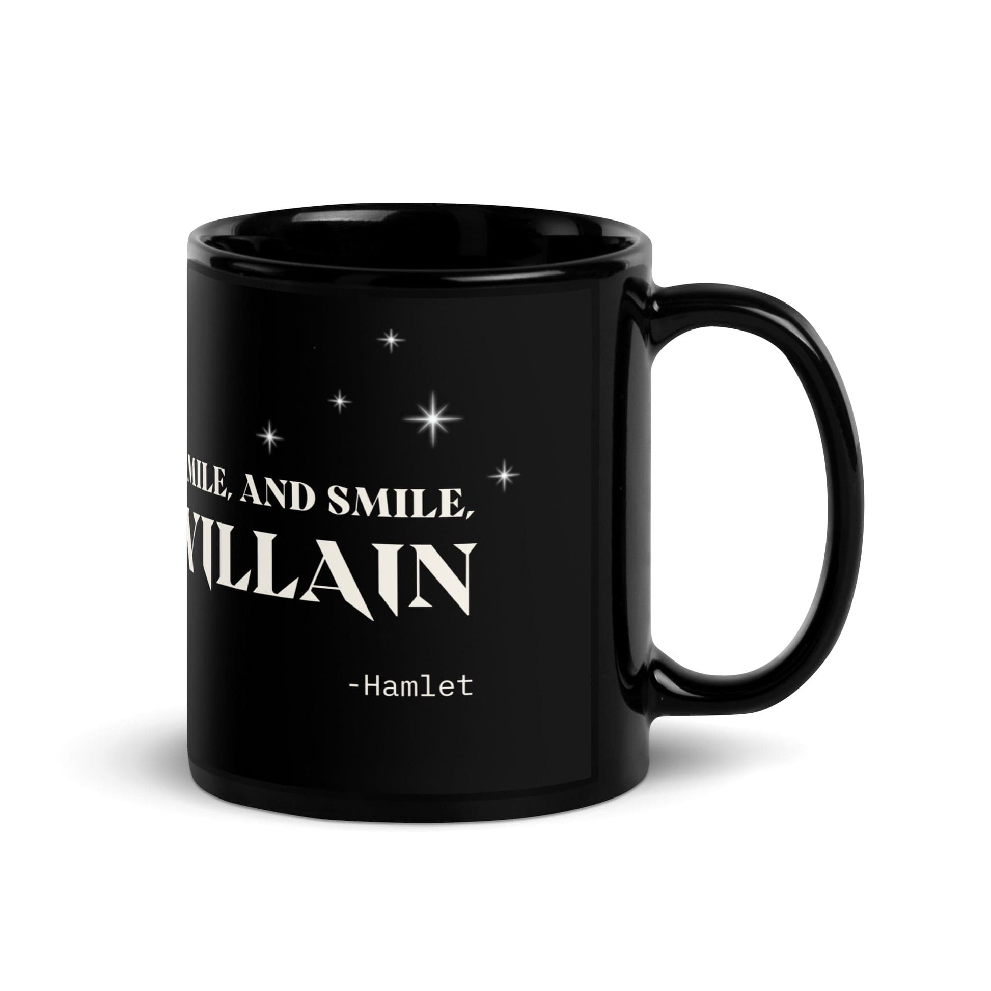 VILLAIN Aesthetics Black Glossy Mug