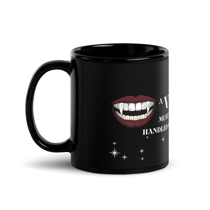VILLAIN Aesthetics mugs Villain Black Glossy Mug - Agnes Repplier