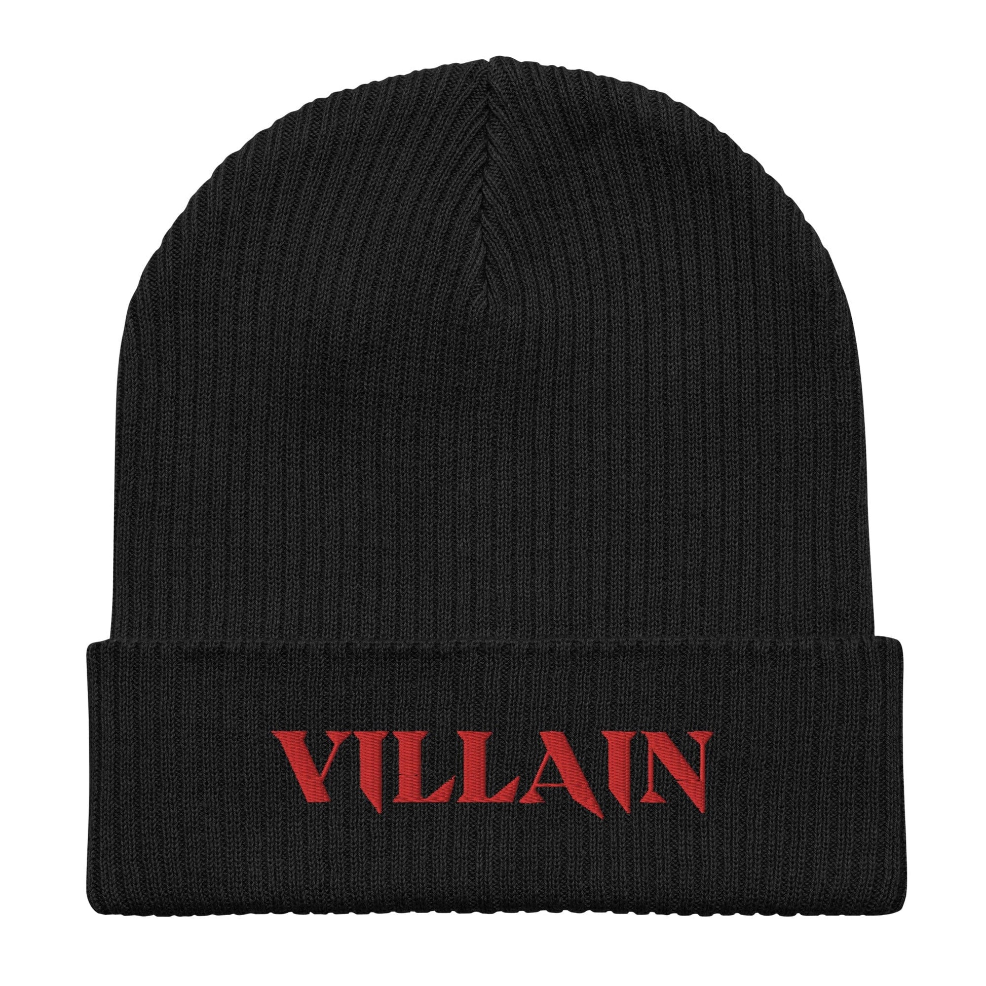 VILLAIN Aesthetics Organic ribbed beanie