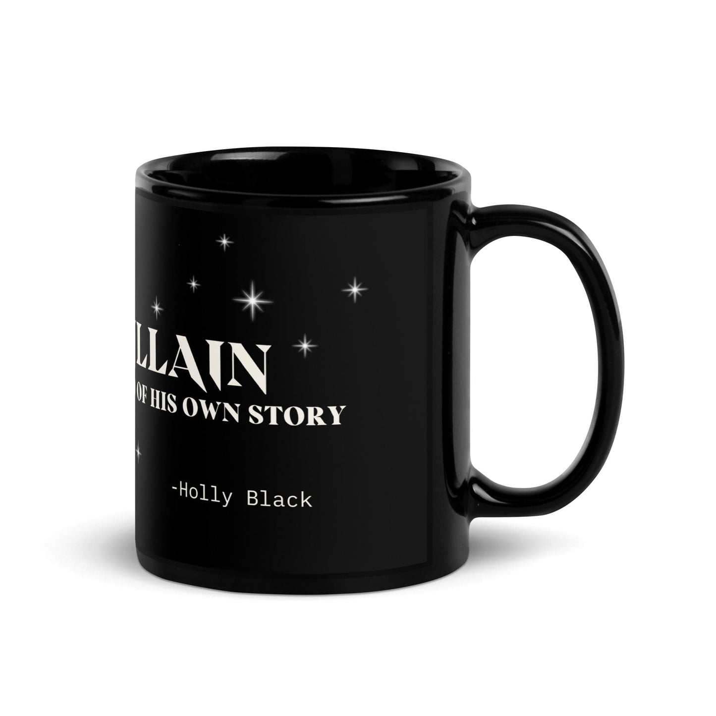 VILLAIN Aesthetics Villain Black Glossy Mug - Holly Black