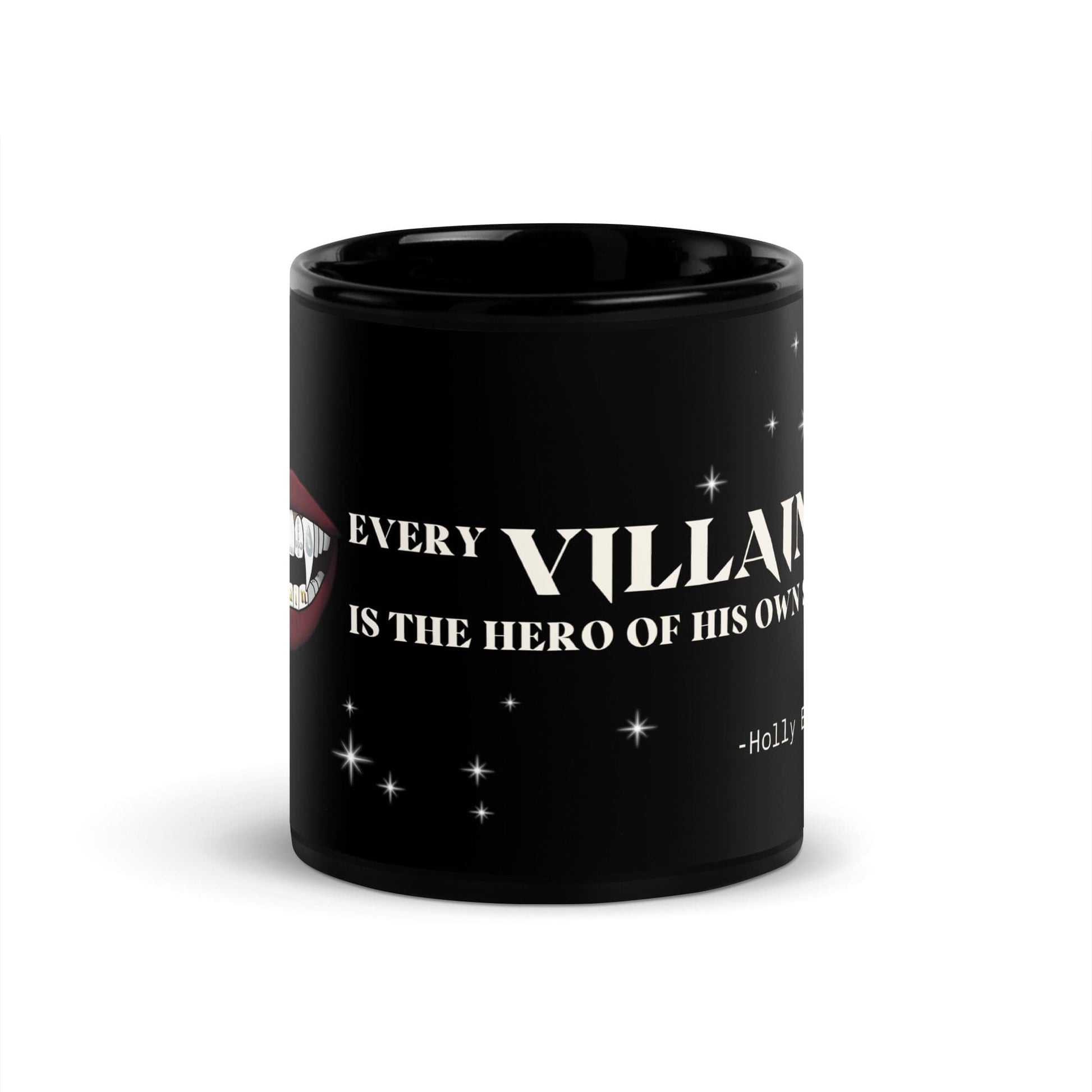 VILLAIN Aesthetics Villain Black Glossy Mug - Holly Black