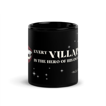 VILLAIN Aesthetics Villain Black Glossy Mug - Holly Black