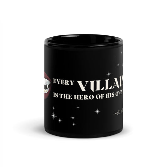 VILLAIN Aesthetics Villain Black Glossy Mug - Holly Black