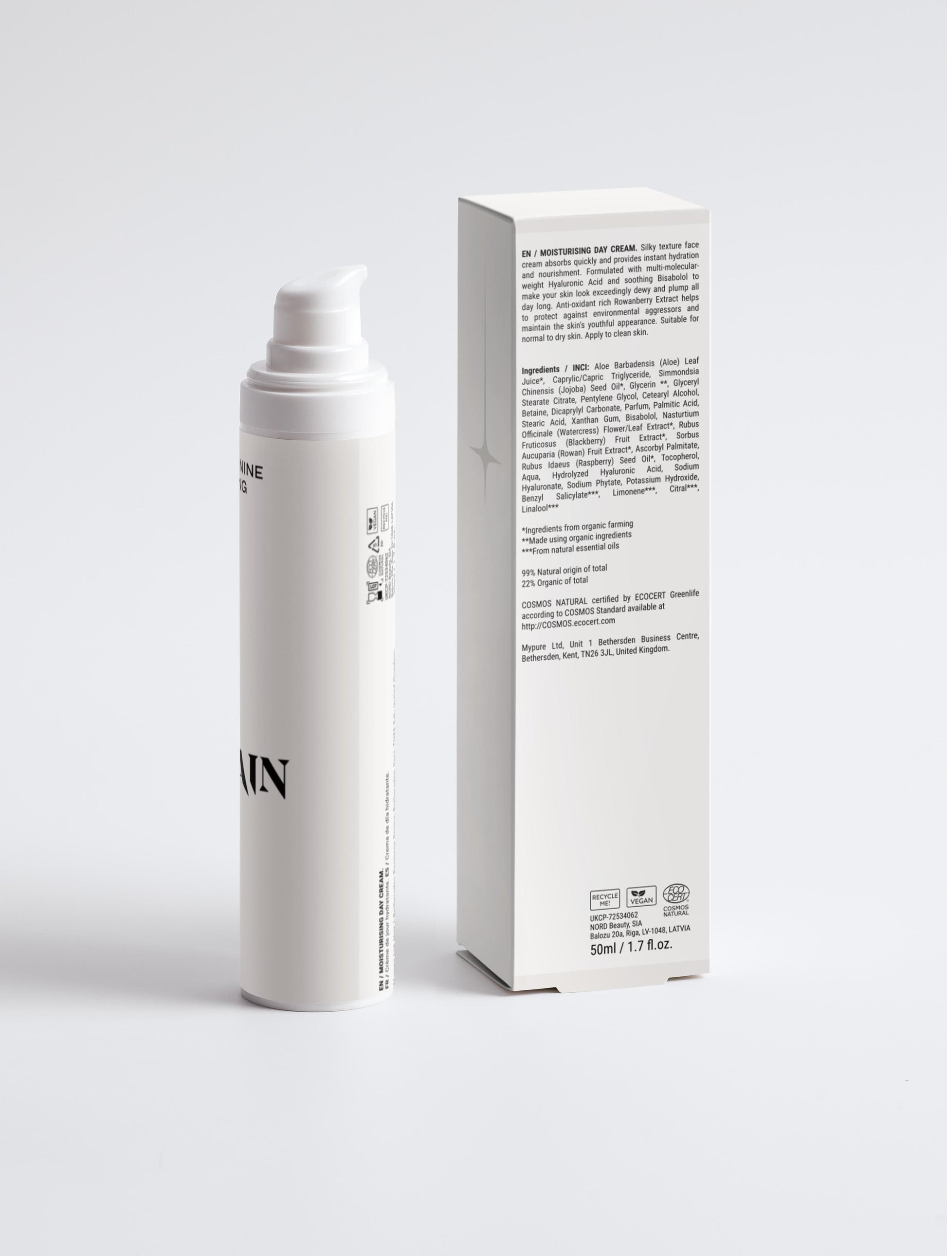 VILLAIN Skin Divine Feminine Moisturising Day Cream 50ml