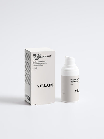 VILLAIN Skin skincare Triple Goddess Acne Spot Serum 15ml