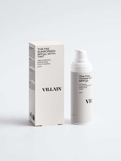 VILLAIN Skin The Fae Sunscreen SPF30 (with tint) 30ml